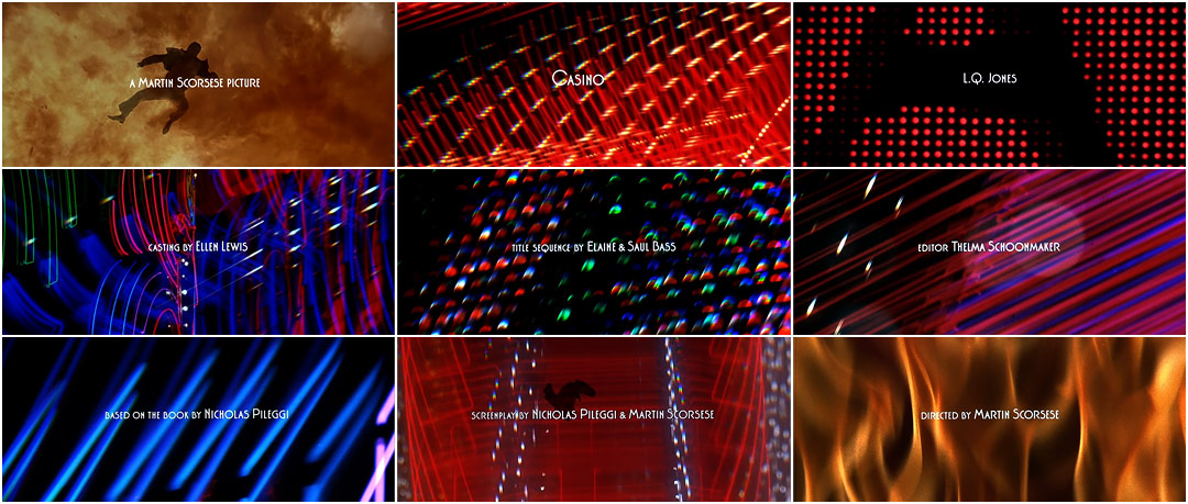 Stills From Casino Title Sequence